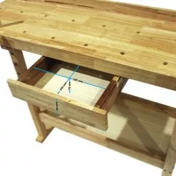 WILTEC Établi De Travail 45x49x86cm (Hévéa) Tiroir Espace Rangement Pince Et Crochet D’établi Aménagement 9 WILTEC Établi De Travail 45x49x86cm (Hévéa) Tiroir Espace Rangement Pince Et Crochet D’établi Aménagement -Wiltec Boutique 25057806 3