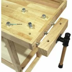 WILTEC Établi De Travail 45x49x86cm (Hévéa) Tiroir Espace Rangement Pince Et Crochet D’établi Aménagement 11 WILTEC Établi De Travail 45x49x86cm (Hévéa) Tiroir Espace Rangement Pince Et Crochet D’établi Aménagement -Wiltec Boutique 25057806 5