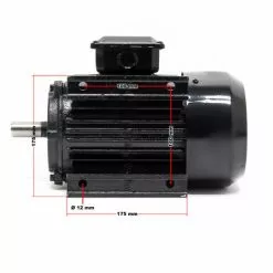 WILTEC Moteur Asynchrone Triphasé électrique 2 Pôles 400V 1,5kW Bobinage Aluminium (2 CV) Courant Triphasé 11 WILTEC Moteur Asynchrone Triphasé électrique 2 Pôles 400V 1,5kW Bobinage Aluminium (2 CV) Courant Triphasé -Wiltec Boutique 25692282 5