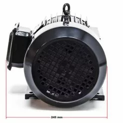 WILTEC Moteur Asynchrone Triphasé électrique 2 Pôles 400V 3kW Bobinage Aluminium (4 CV) Courant Triphasé -Wiltec Boutique 25692359 4