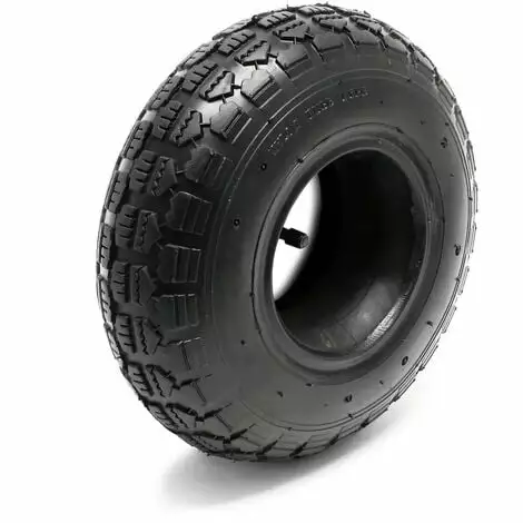 WILTEC Pneu Pour Tracteur à Pelouse 11x4.00-4 4pr Avec Chambre à Air Et Valve Coudée Tondeuse à Gazon 3 WILTEC Pneu Pour Tracteur à Pelouse 11x4.00-4 4pr Avec Chambre à Air Et Valve Coudée Tondeuse à Gazon