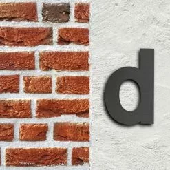 WILTEC Plaque Numéro Maison "d" Arial Anthracite 3D 15cm Acier Fin Résistant Intempéries Matériel Fixation 8 WILTEC Plaque Numéro Maison "d" Arial Anthracite 3D 15cm Acier Fin Résistant Intempéries Matériel Fixation -Wiltec Boutique 27196119 2