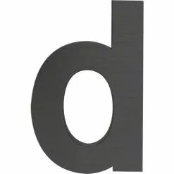WILTEC Plaque Numéro Maison "d" Arial Anthracite 3D 15cm Acier Fin Résistant Intempéries Matériel Fixation 9 WILTEC Plaque Numéro Maison "d" Arial Anthracite 3D 15cm Acier Fin Résistant Intempéries Matériel Fixation -Wiltec Boutique 27196119 3