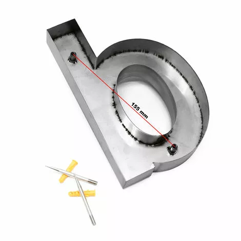 WILTEC Plaque Numéro Maison "d" Arial Anthracite 3D 15cm Acier Fin Résistant Intempéries Matériel Fixation 7 WILTEC Plaque Numéro Maison "d" Arial Anthracite 3D 15cm Acier Fin Résistant Intempéries Matériel Fixation – Image 5