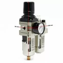 WILTEC Ensemble De Traitement D'air Comprimé 12,91mm Filtre Régulateur Séparateur D’eau Lubrificateur -Wiltec Boutique 2727925 3