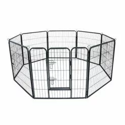 WILTEC Enclos Parc Extérieur Chien Et Chat Grillage Barrière Protection Animaux Domestiques L 210x100cm