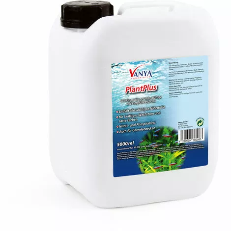 WILTEC Vanya PlantPlus 5000ml Engrais Plantes D'aquarium Croissance & Couleur Sans Nitrate Et Phosphate 3 WILTEC Vanya PlantPlus 5000ml Engrais Plantes D'aquarium Croissance & Couleur Sans Nitrate Et Phosphate
