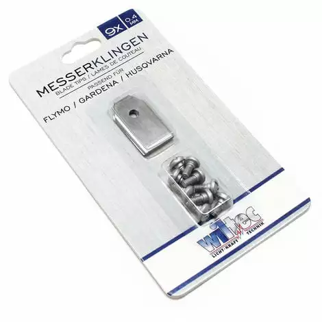 WILTEC Lames 9x0,4mm Vis Montage Automover Robot - Tondeuse Lames 3 WILTEC Lames 9x0,4mm Vis Montage Automover Robot - Tondeuse Lames