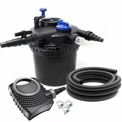 WILTEC SunSun CPF-5000 SET 8000l 11W UVC NEO6000 Pompe Tuyau Kit De Filtration 3 WILTEC SunSun CPF-5000 SET 8000l 11W UVC NEO6000 Pompe Tuyau Kit De Filtration