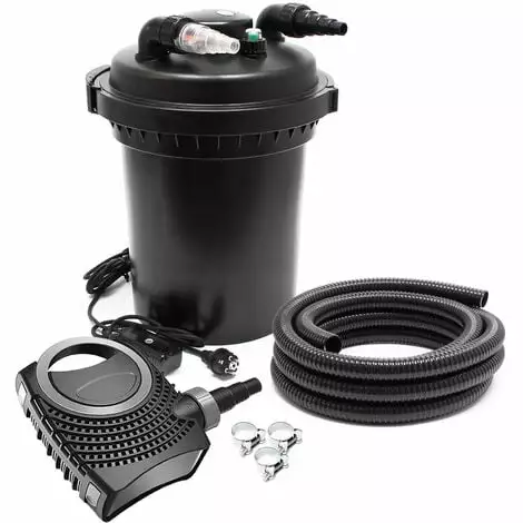 WILTEC SunSun CPF-380 SET 12000l 11W UVC NEO3800 Pompe Tuyau Kit De Filtration 3 WILTEC SunSun CPF-380 SET 12000l 11W UVC NEO3800 Pompe Tuyau Kit De Filtration