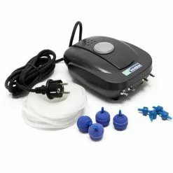 WILTEC Hozelock Pompe à Air 8W Max 640l/h Ensemble Complet Avec Pierre à Air, Tuyau Et Clapet Anti-retour -Wiltec Boutique 30940823 2