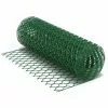 WILTEC Fil De Grillage Vert Acier Galvanisé PVC Maille 25x25mm Rouleau 10m Hauteur 120cm Clôture Cage