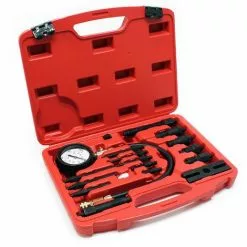 WILTEC Testeur De Compression Pour Moteurs Diesel (TDI Et CDI) 0-70 Bars Kit Dans Un Coffret