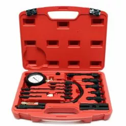WILTEC Testeur De Compression Pour Moteurs Diesel (TDI Et CDI) 0-70 Bars Kit Dans Un Coffret -Wiltec Boutique 3118801 3
