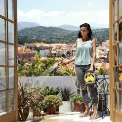 WILTEC Hozelock Dévidoir Transportable à Tuyau 10 M Arrosage Enrouleur Mobile Pico Reel Jardin Balcon -Wiltec Boutique 31550672 4