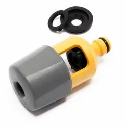 WILTEC Adaptateur Universel Hozelock Robinet Mitigeur 43 Mm (H) / 34 Mm (L) Raccord Tuyau Évier Étanche -Wiltec Boutique 31550775 3