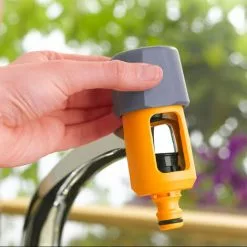 WILTEC Adaptateur Universel Hozelock Robinet Mitigeur 43 Mm (H) / 34 Mm (L) Raccord Tuyau Évier Étanche -Wiltec Boutique 31550775 4