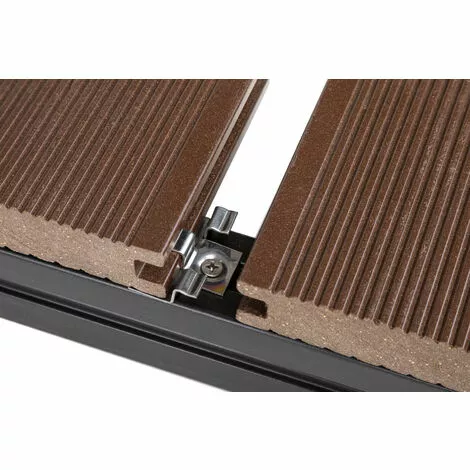 WILTEC XPOtool Clips Acier Fin Montage Des Planchers Lames Terrasse Serrage De Hauteur 8mm 50 Pcs. En Noir 6 WILTEC XPOtool Clips Acier Fin Montage Des Planchers Lames Terrasse Serrage De Hauteur 8mm 50 Pcs. En Noir – Image 4