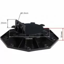 WILTEC XPOtool Plots De Fondation Charge 2700kg Pieds De Support Réglage En Hauteur 30-60mm Lames Terrasse -Wiltec Boutique 31951971 4