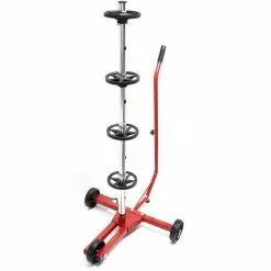 WILTEC Arbre De Rangement Pour Jantes Mobile Support Pour Pneux Voiture Rangement De Jantes