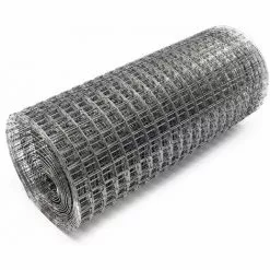 WILTEC Grillage Volière Acier Galvanisé Maille Carrée 19x19mm Rouleau 5m Hauteur 100cm Clôture Enclos -Wiltec Boutique 32713231 3