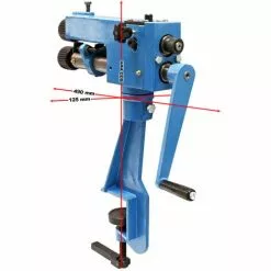 WILTEC Bordeuse Moulureuse Pour Matériaux 0,8mm Profondeur 177mm Et Borne De Serrage Sertissage Nervure -Wiltec Boutique 33986002 5