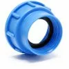 WILTEC Adaptateur IBC Plastique Filetage Femelle 45,48mm (1 1/2") Conteneur Avec Filet à Pas Grossier S60x6 -Wiltec Boutique 34826366 1