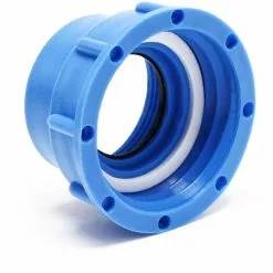WILTEC Adaptateur IBC Plastique Filetage Femelle 45,48mm (1 1/2") Conteneur Avec Filet à Pas Grossier S60x6 -Wiltec Boutique 34826366 2