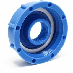 WILTEC Adaptateur IBC Plastique Filetage Femelle 24,66 Mm (3/4") Conteneur Avec Filet à Pas Grossier S60x6 -Wiltec Boutique 34826483 2