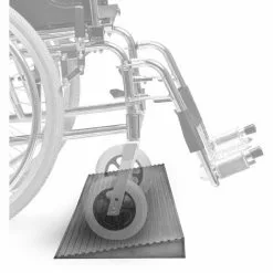 WILTEC Rampe De Seuil 24 Mm × 1000 Mm Avec Film Adhésif, Grise, Rampe à Haute Capacité De Charge -Wiltec Boutique 35444297 3