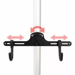 WILTEC Porte-vélo Télescopique 2 Vélos 20kg Chaque Peu Encombrant Réglable 160-340cm Bras Orientable 360° 9 WILTEC Porte-vélo Télescopique 2 Vélos 20kg Chaque Peu Encombrant Réglable 160-340cm Bras Orientable 360° -Wiltec Boutique 35582524 3