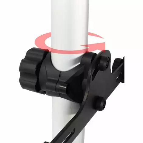 WILTEC Porte-vélo Télescopique 2 Vélos 20kg Chaque Peu Encombrant Réglable 160-340cm Bras Orientable 360° 7 WILTEC Porte-vélo Télescopique 2 Vélos 20kg Chaque Peu Encombrant Réglable 160-340cm Bras Orientable 360° – Image 5