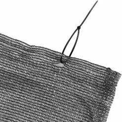 WILTEC Bâche De Clôture 1,8×6m, Gris Anthracite, Brise-vue Clôture Balcon Jardin, Tissu PE-HD Stabilisé UV 10 WILTEC Bâche De Clôture 1,8×6m, Gris Anthracite, Brise-vue Clôture Balcon Jardin, Tissu PE-HD Stabilisé UV -Wiltec Boutique 36726570 4