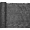 WILTEC Bâche De Clôture 1x6m, Gris Anthracite, Brise-vue Clôtures, Balcons, Jardins, PE-HD Stabilisé UV -Wiltec Boutique 36726582 1
