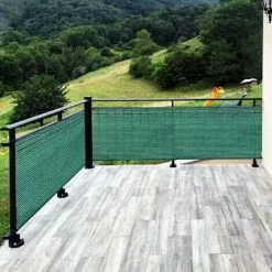 WILTEC Bâche De Clôture 1,8 × 25 M, Verte, Brise-vue Pour Clôtures, Balcons Et Jardins, Tissu En PE-HD Stabilisé Aux Rayons UV 10 WILTEC Bâche De Clôture 1,8 × 25 M, Verte, Brise-vue Pour Clôtures, Balcons Et Jardins, Tissu En PE-HD Stabilisé Aux Rayons UV -Wiltec Boutique 36726585 4