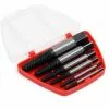 WILTEC XPOtool Lot D’extracteurs De Vis 6 Pièces Pour Vis Et Boulons De 3-25mm (M3-M25) Extracteurs De Goujon Acier Au Carbone -Wiltec Boutique 36726607 1