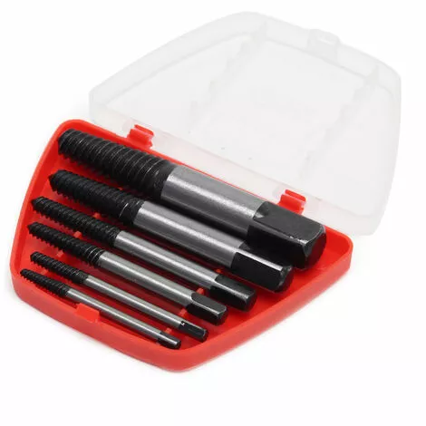 WILTEC XPOtool Lot D’extracteurs De Vis 6 Pièces Pour Vis Et Boulons De 3-25mm (M3-M25) Extracteurs De Goujon Acier Au Carbone 4 WILTEC XPOtool Lot D’extracteurs De Vis 6 Pièces Pour Vis Et Boulons De 3-25mm (M3-M25) Extracteurs De Goujon Acier Au Carbone – Image 2