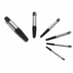 WILTEC XPOtool Lot D’extracteurs De Vis 6 Pièces Pour Vis Et Boulons De 3-25mm (M3-M25) Extracteurs De Goujon Acier Au Carbone 7 WILTEC XPOtool Lot D’extracteurs De Vis 6 Pièces Pour Vis Et Boulons De 3-25mm (M3-M25) Extracteurs De Goujon Acier Au Carbone -Wiltec Boutique 36726607 3