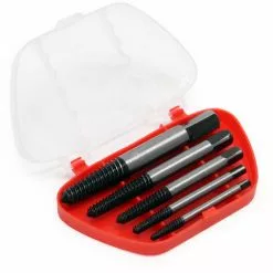 WILTEC XPOtool Lot D’extracteurs De Vis 5 Pièces Pour Vis Et Boulons De 3-19mm (M3-M18) Extracteurs De Goujon Acier Au Carbone