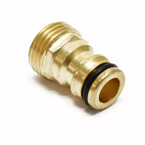 WILTEC Raccord De Tuyau Laiton 20,95mm (1/2") Filetage Mâle Raccord Rapide Système D’encliquetage 16mm 3 WILTEC Raccord De Tuyau Laiton 20,95mm (1/2") Filetage Mâle Raccord Rapide Système D’encliquetage 16mm