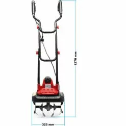 WILTEC XPOtool Motobineuse électrique 1050W 380 Tr./min Cultivateur Lames 4x4 Profondeur De Travail 220mm -Wiltec Boutique 36838071 5