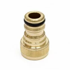 WILTEC Raccord De Tuyau Clic Laiton 19.17mm (1/2") Filetage Femelle Raccord Rapide Système D’encliquetage 16mm -Wiltec Boutique 36838086 3