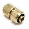 WILTEC Raccord Rapide 13mm (1/2") Laiton Pour Système D’encliquetage Avec Aquastop Raccord Tuyau Arrosage -Wiltec Boutique 36838278 1