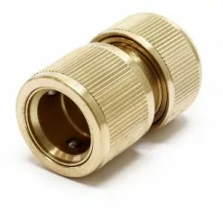 WILTEC Raccord Rapide 13mm (1/2") Laiton Pour Système D’encliquetage Avec Aquastop Raccord Tuyau Arrosage -Wiltec Boutique 36838278 2