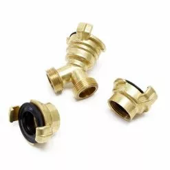 WILTEC Distributeur En Y Avec Raccords Rapides à Griffes 2× 26,44 Mm (3/4″) En Laiton 5 WILTEC Distributeur En Y Avec Raccords Rapides à Griffes 2× 26,44 Mm (3/4″) En Laiton -Wiltec Boutique 36838356 2