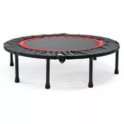 WILTEC Trampoline Fitness Pliable Ø122cm Charge 150kg Entraînement Tout Corps Endurance & Musculation