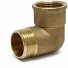 WILTEC Coude 90° Laiton Filetage Mâle 33,25 Mm (1") Femelle 30,93mm (1") Pour Le Raccordement Des Tuyaux -Wiltec Boutique 37077292 1