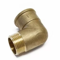 WILTEC Coude 90° Laiton Filetage Mâle 33,25 Mm (1") Femelle 30,93mm (1") Pour Le Raccordement Des Tuyaux -Wiltec Boutique 37077292 2