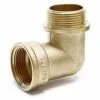 WILTEC Coude 90° Laiton Filetage Mâle 41,91mm (1 1/4") Femelle 39,59mm (1 1/4") Pour Le Raccord Tuyaux -Wiltec Boutique 37077344 1