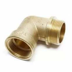 WILTEC Coude 90° Laiton Filetage Mâle 41,91mm (1 1/4") Femelle 39,59mm (1 1/4") Pour Le Raccord Tuyaux -Wiltec Boutique 37077344 3